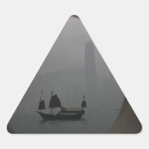 Hong Kong Triangle Stickers