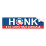 HONK Anti Obama Bumper Sticker bumper stickers