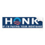 Honk Anti Obama Bumper Sticker