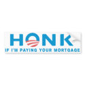 Honk Anti Obama Bumpersticker