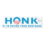 Honk Anti Obama Bumpersticker