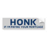 Honk Anti Obama BumperSticker