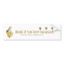 "Honk if you love bananas" Bumper Sticker