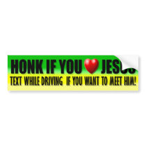 Honk if you Love Jesus