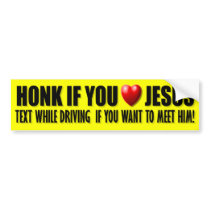 Honk if you Love Jesus