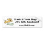 Honk if Your Dog's a J9's K9s Graduate Bumper Stic Bumper Sticker