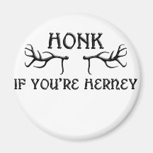 honk if youre herney black magnets