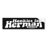 Honkies for Herman bumper stickers