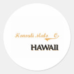 Honouli Malo'O Hawaii Classic Round Sticker