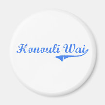 Honouli Wai Hawaii Classic Design Refrigerator Magnet