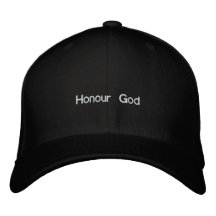 Honour God Embroidered Baseball Cap