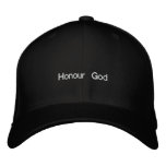 Honour God embroidered hats
