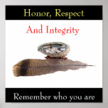 Honour, Respect, And Integrity, Remember...