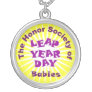 Honour Society of Leap Year Day Babies Personalised Necklace