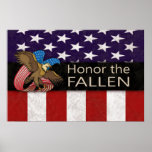Honour the Fallen Military Posters