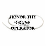 Honour Thy Crane Operator photo sculptures