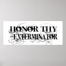 Honour Thy Exterminator Poster