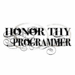 Honour Thy Programmer photo sculptures