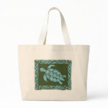 Honu Tapa Hawaiian Beach Bag