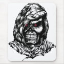 Hooded Skull mousepads