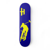 Hoodman "Polo" Blue Yellow Skateboard Decks