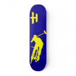 Hoodman "Polo" Blue Yellow skateboards