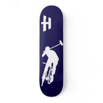 Hoodman "Polo" Navy Custom Skate Board