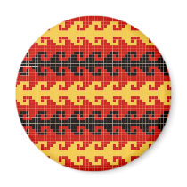 "Hook" magnet - red/yellow/black