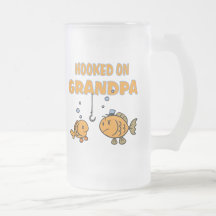 Hooked on Grandpa (fish) Mug