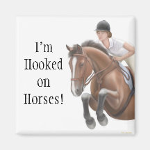 Hooked on Horses Magnet