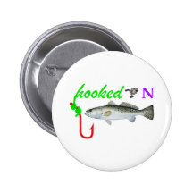 hooked on trout button