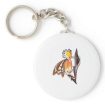 hoopoe bird keychain