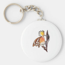 hoopoe bird keychain