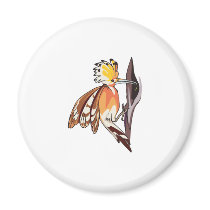 hoopoe bird refrigerator magnet