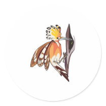 hoopoe bird stickers