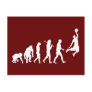 Hoops Basketball slam dunk evolution basketball Postcard