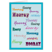 Hooray! Card