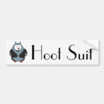 Hoot Suit Bumper Sticker