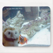 Hootin' Annie and Clownfish Mouse Pad