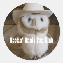 Hootin' Annie Fan Club Sticker
