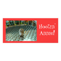 Hootin' Annie! Personalized Rack Card