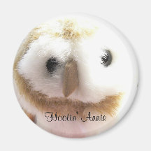 Hootin' Annie Refrigerator Magnet