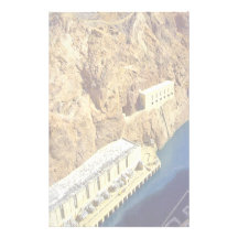Hoover Dam, Nevada Stationary Personalized Stationery
