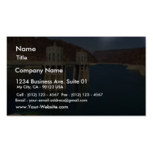 Hoover Dams Lakes Business Card Template
