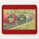 Hop on The Easter Egg Train ! mousepads
