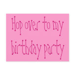 Hop over to my birthday party postcards