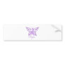 Hope Alzheimer's Awareness Butterfly Bumper Stickers