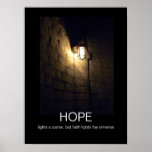 Hope and faith demotivational poster posters