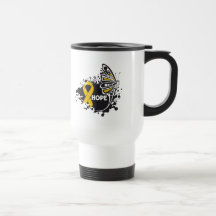 Hope Appendix Cancer Butterfly Coffee Mug