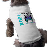 Hope Awareness Domestic Violence & Sexual Assault Dog T Shirt